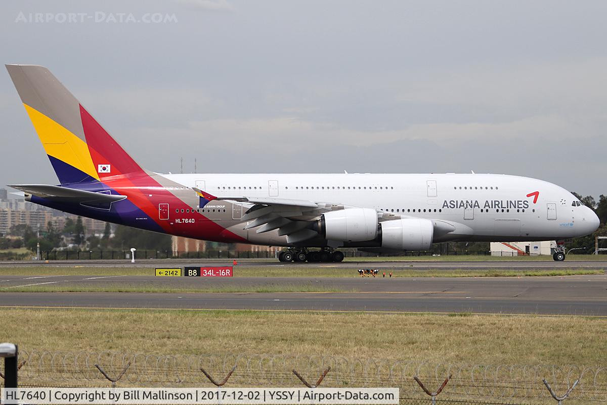HL7640, 2016 Airbus A380-841 C/N 230, TAXIING