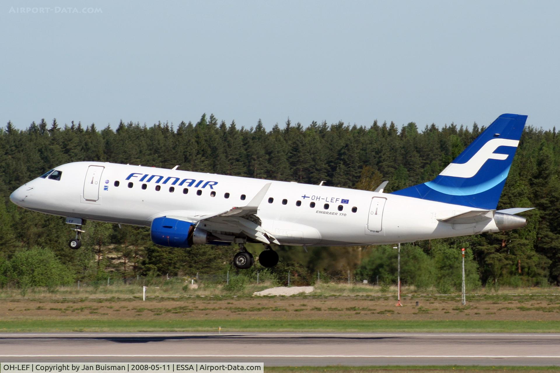 OH-LEF, 2005 Embraer 170LR (ERJ-170-100LR) C/N 17000106, Finnair