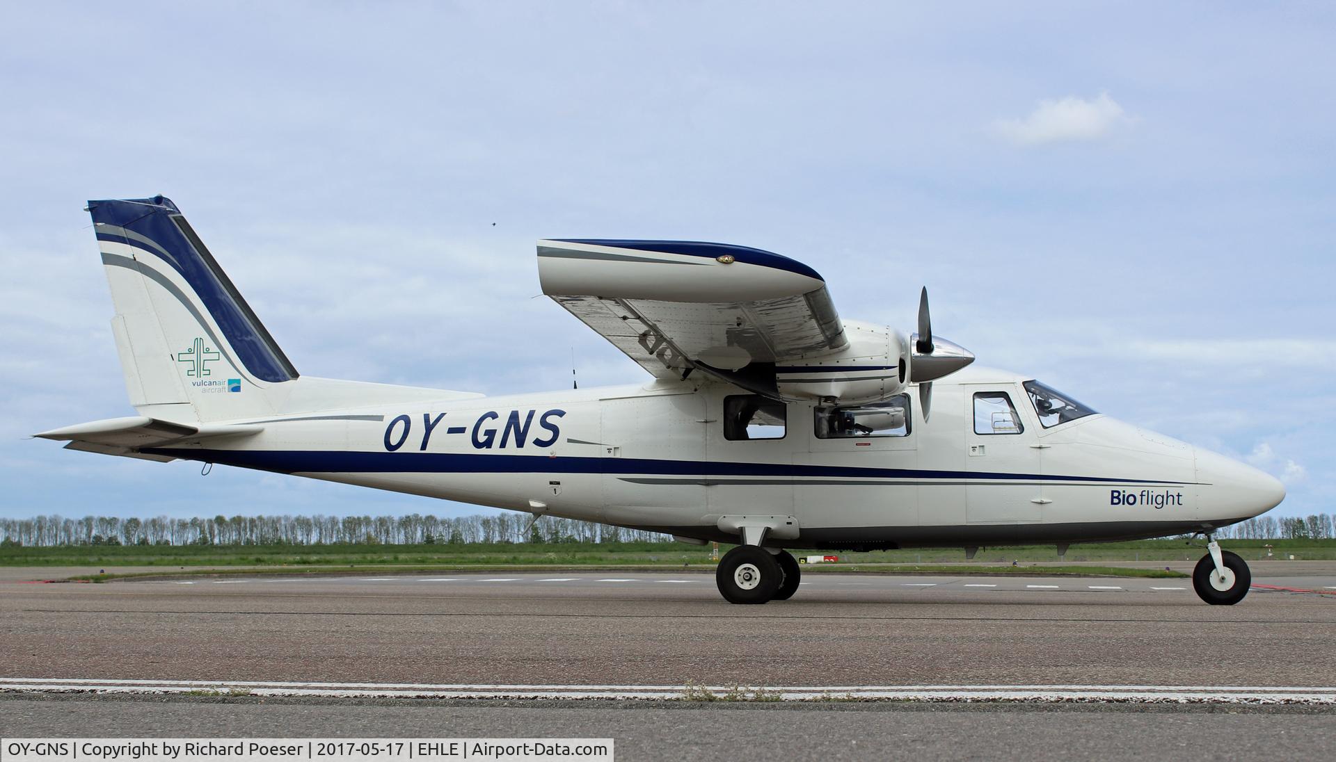 OY-GNS, 2015 Vulcanair P-68R Victor C/N 483-50, Parked at Lelystad