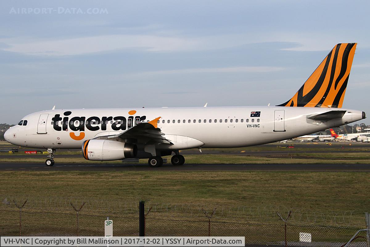 VH-VNC, 2007 Airbus A320-232 C/N 3275, TO 34R