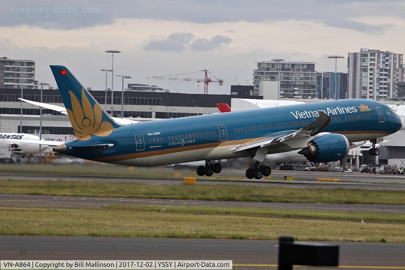 VN-A864, 2015 Boeing 787-9 Dreamliner Dreamliner C/N 35154, TO SGN