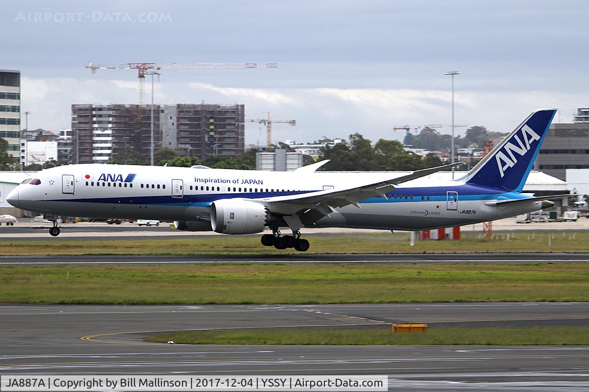 JA887A, 2016 Boeing 787-9 Dreamliner Dreamliner C/N 43874, ONTO 16R