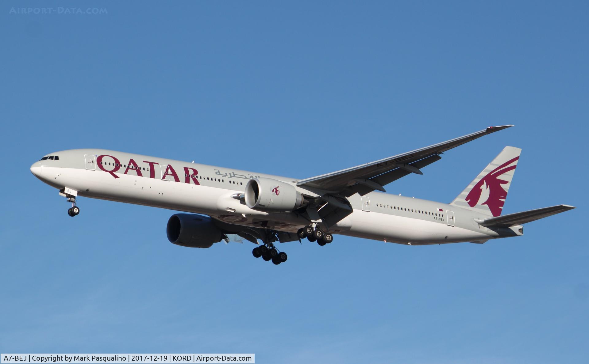 A7-BEJ, 2016 Boeing 777-3DZ/ER C/N 60336, Boeing 777-300ER