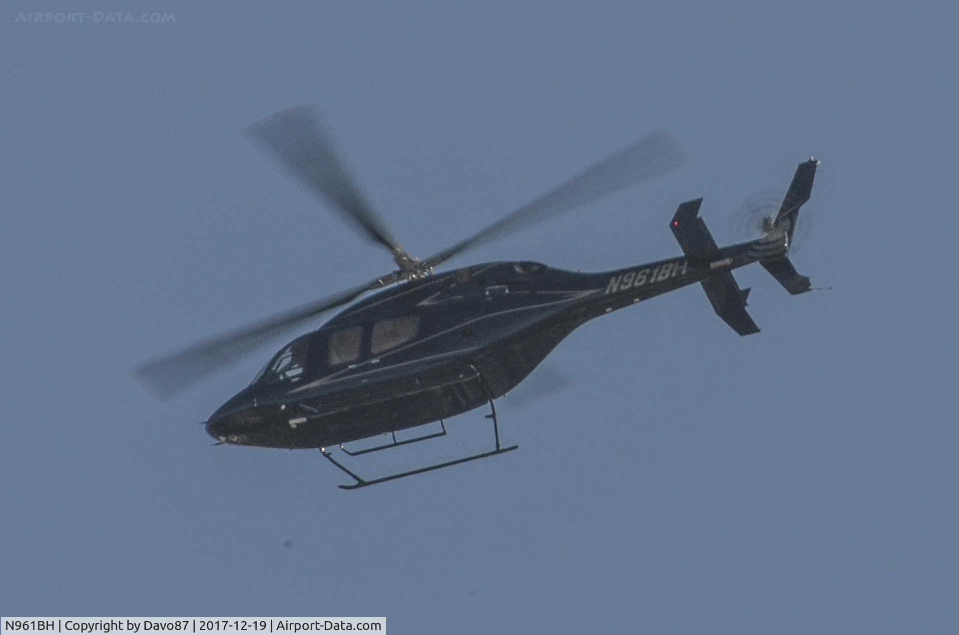 N961BH, 2013 Bell 429 GlobalRanger C/N 57146, Flying over Bristol Motor Speedway.