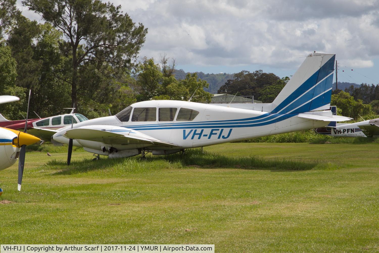 VH-FIJ, 1967 Piper PA-23-250 Aztec C C/N 27-3723, Murwillumbah NSW 2017
