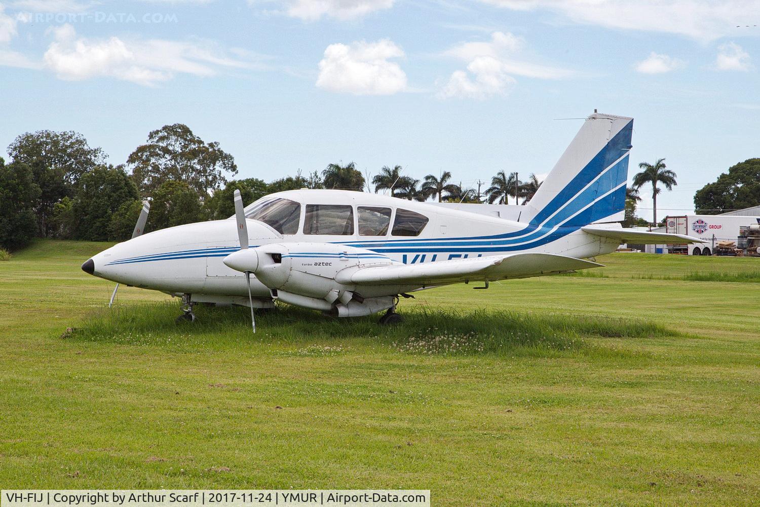 VH-FIJ, 1967 Piper PA-23-250 Aztec C C/N 27-3723, Murwillumbah NSW 2017