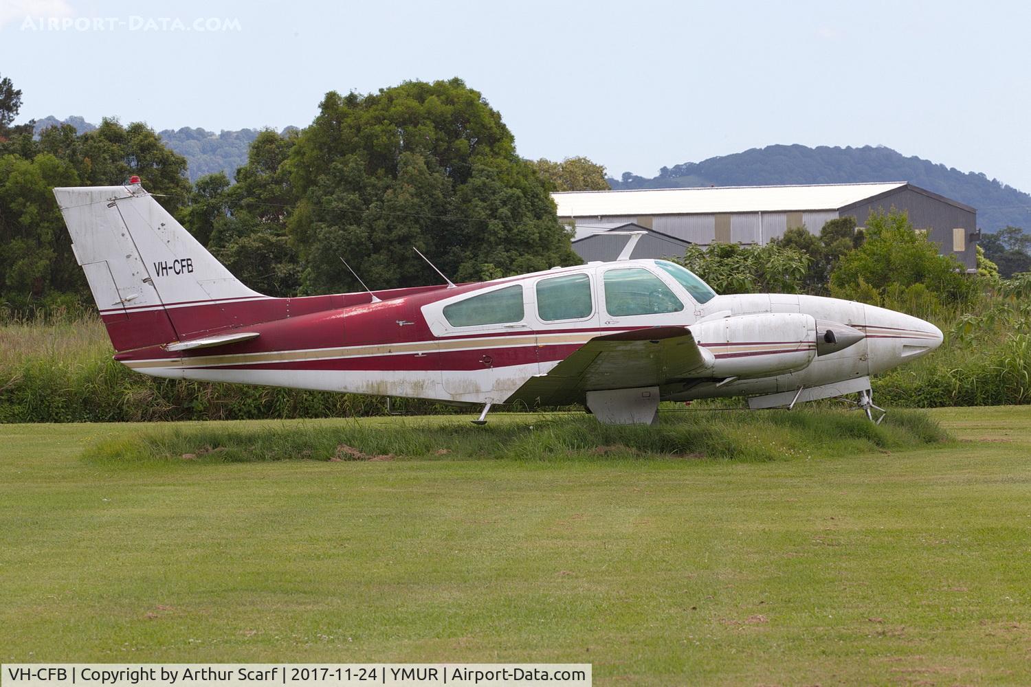 VH-CFB, 1967 Beech C55 Baron (95-C55) C/N TE-434, Murwillumbah NSW 2017