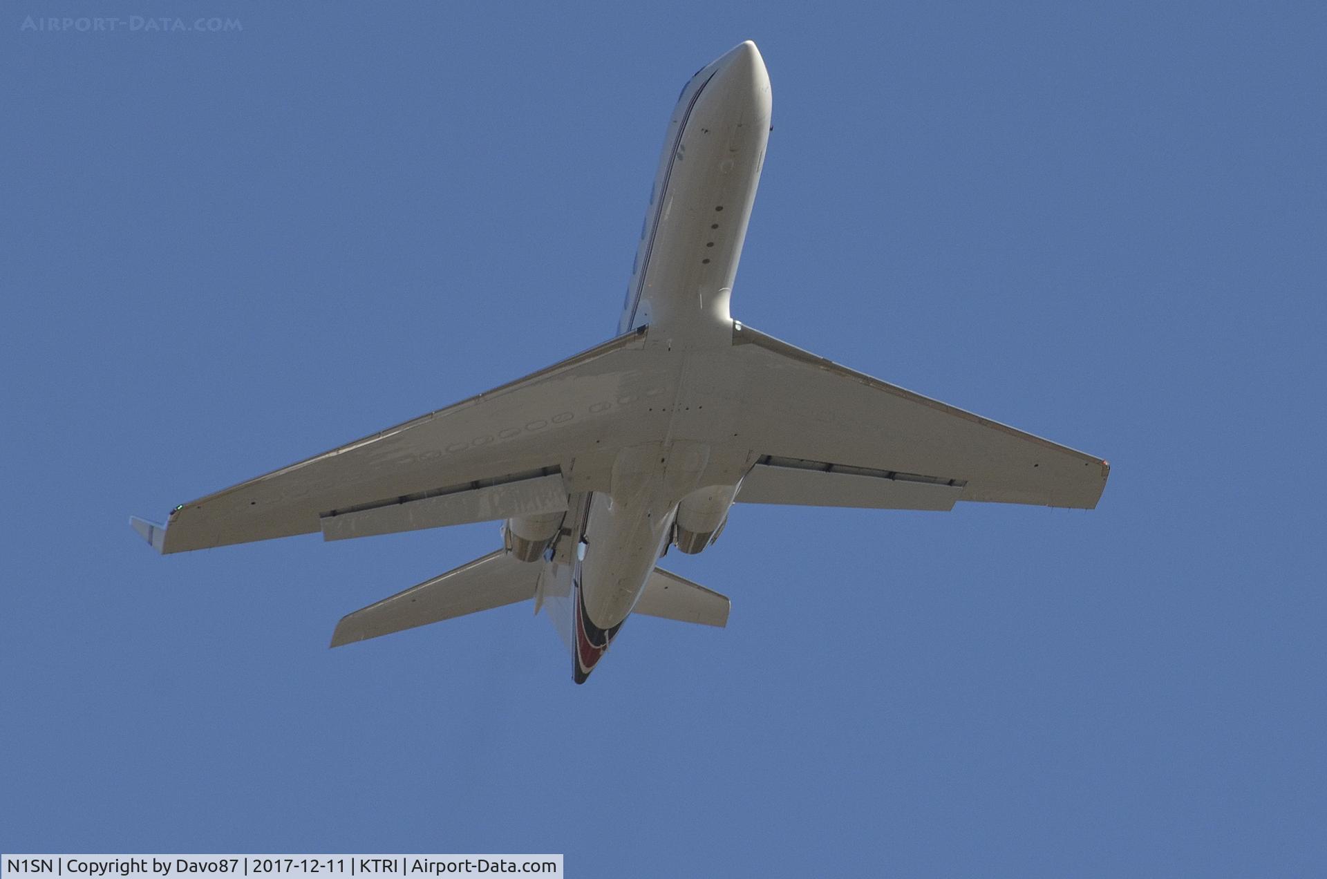 N1SN, 2000 Gulfstream Aerospace G-IV C/N 1433, Taking off from Tri-Cities Airport (KTRI) in Blountville, TN.