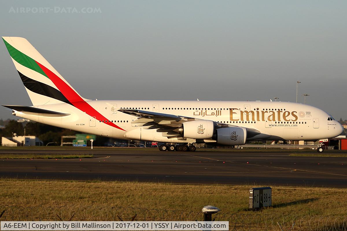 A6-EEM, 2013 Airbus A380-861 C/N 134, TAXIING