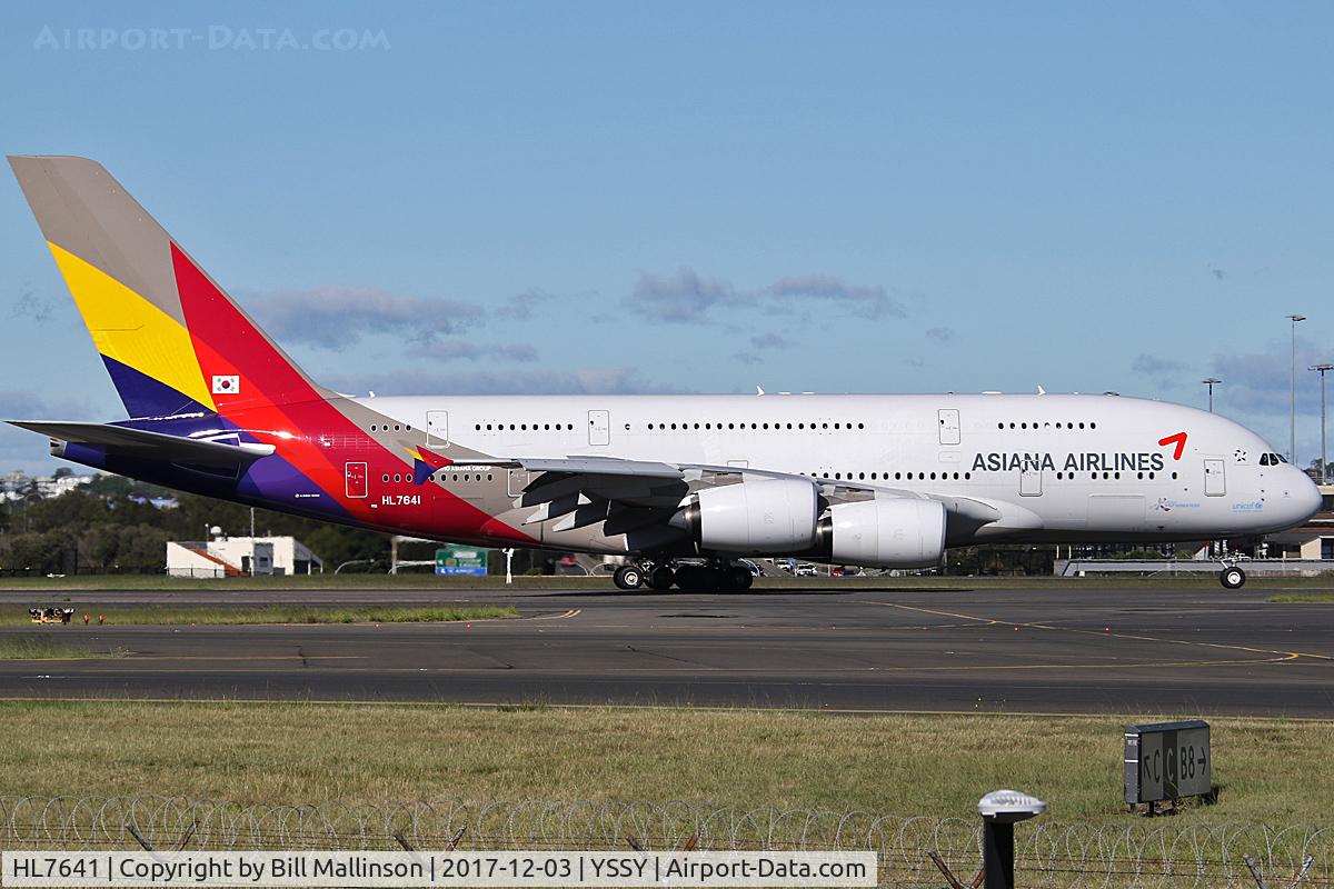 HL7641, 2016 Airbus A380-841 C/N 231, TAXIING