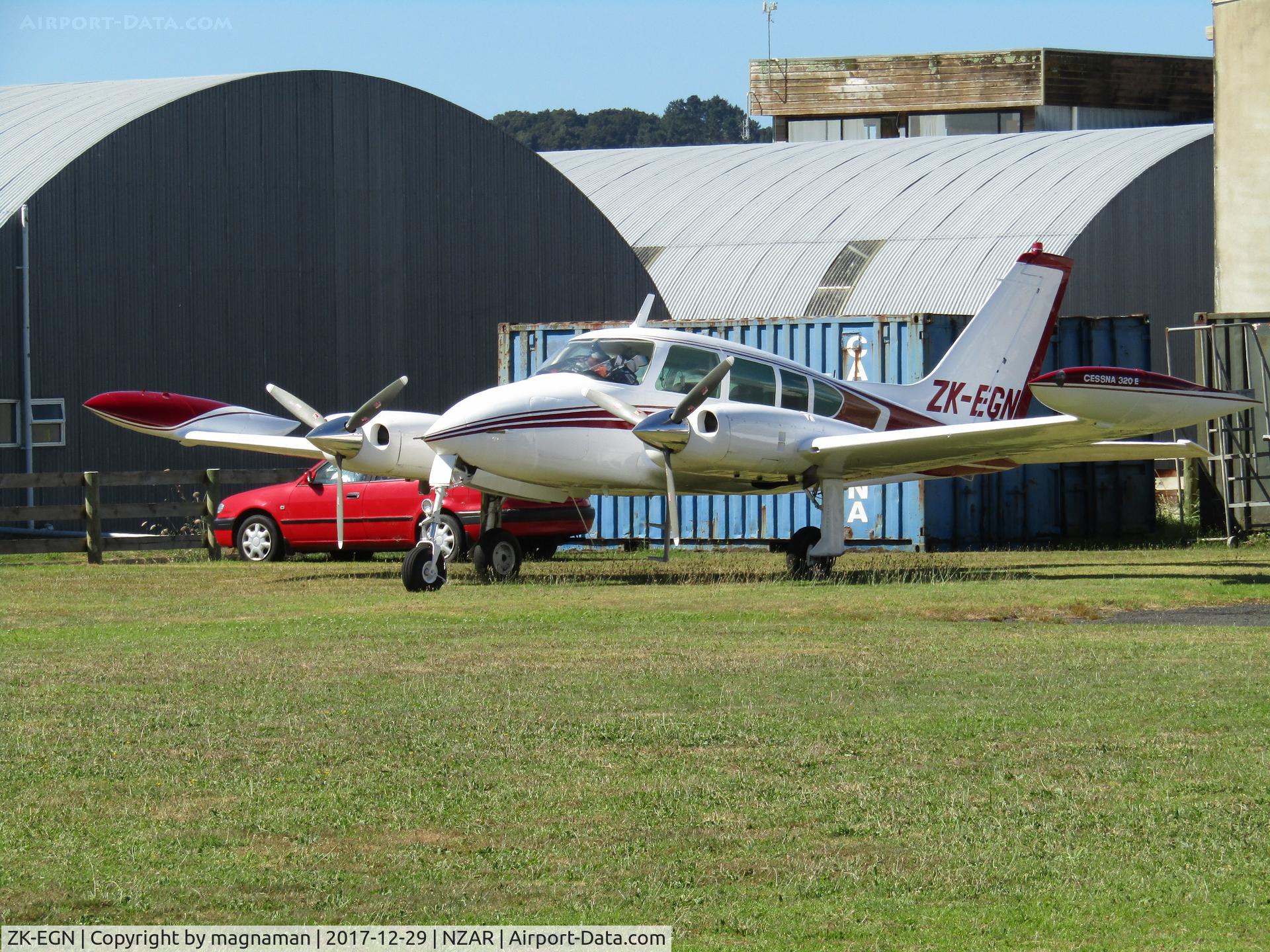 ZK-EGN, 1966 Cessna 320E Executive Skyknight C/N 320E-0070, back home?