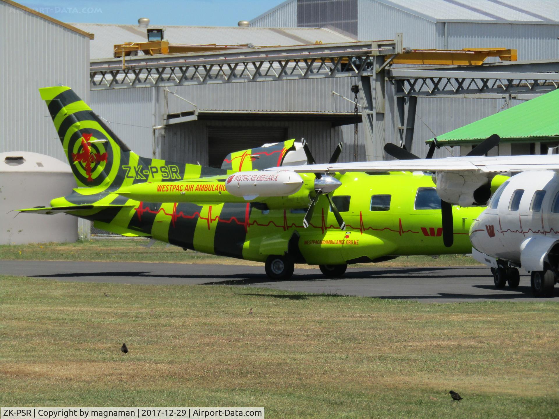 ZK-PSR, Mitsubishi MU-2 C/N 1569SA, medic - 2 at Hamilton (with ZK-KOH)