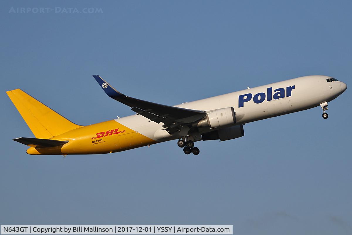 N643GT, 2012 Boeing 767-3JH/F/ER C/N 37809, away off 34L