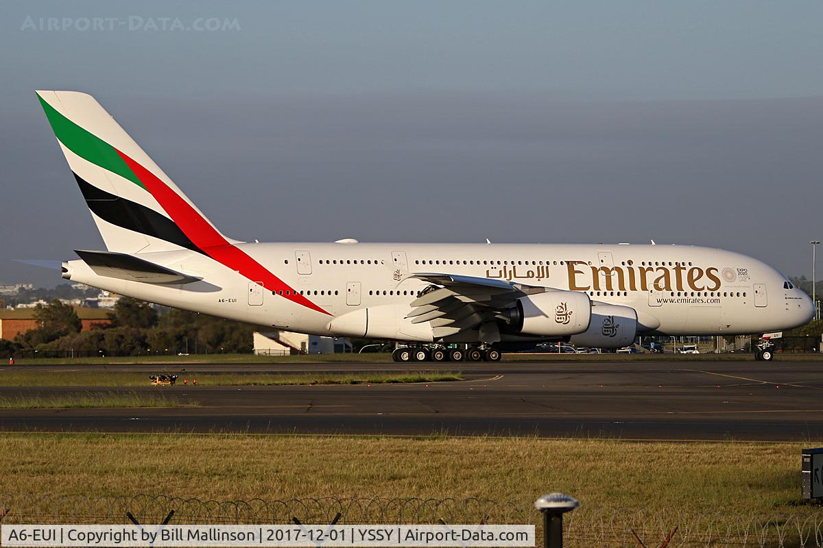 A6-EUI, 2017 Airbus A380-861 C/N 221, DXB-SYD-CHC AS EK412
