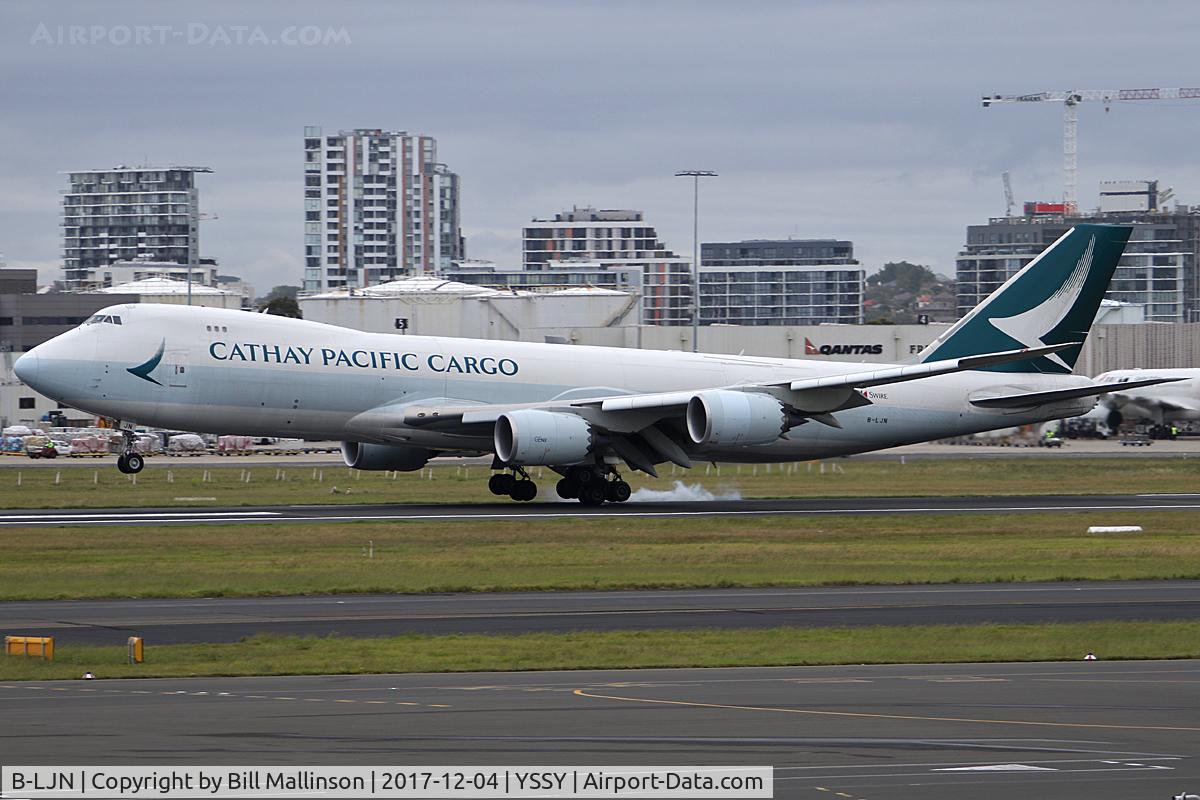 B-LJN, 2016 Boeing 747-867F/SCD C/N 62823, ONTO 16R