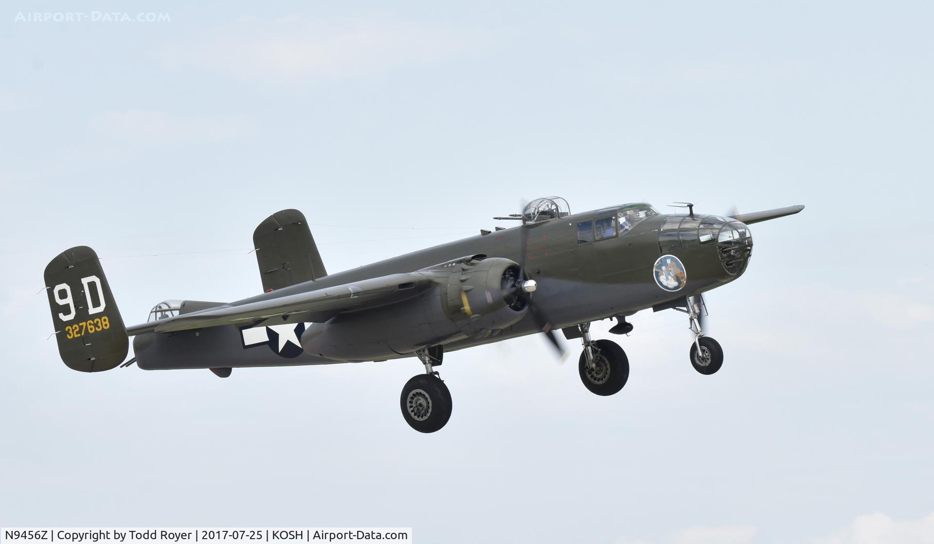 N9456Z, 1943 North American TB-25N Mitchell C/N 108-33214, Airventure 2017