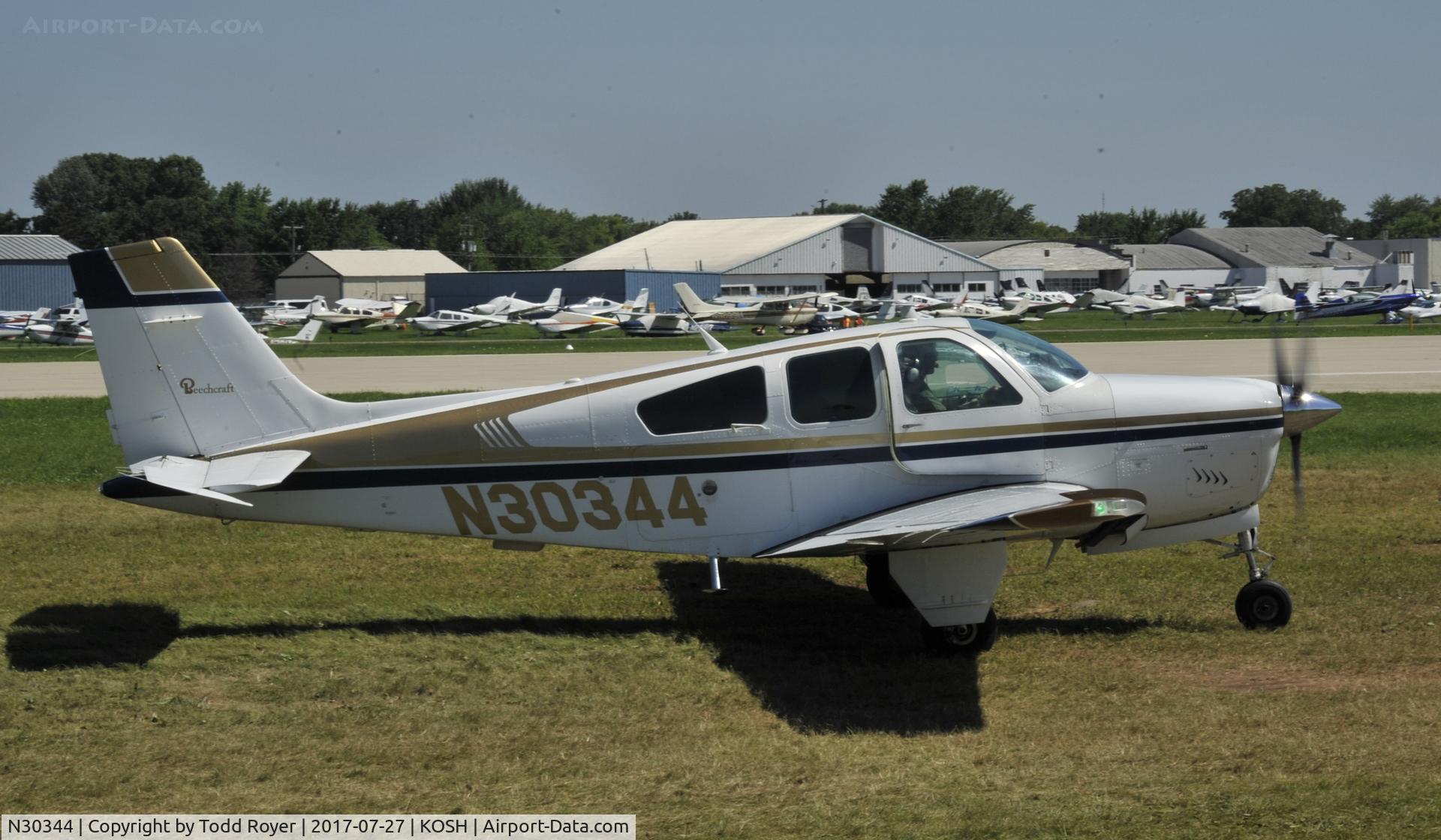 N30344, 1987 Beech F33A Bonanza C/N CE-1111, Airventure 2017