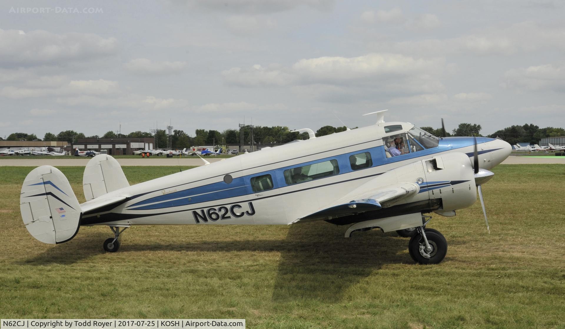 N62CJ, 1962 Beech H-18 C/N BA-633, Airventure 2017