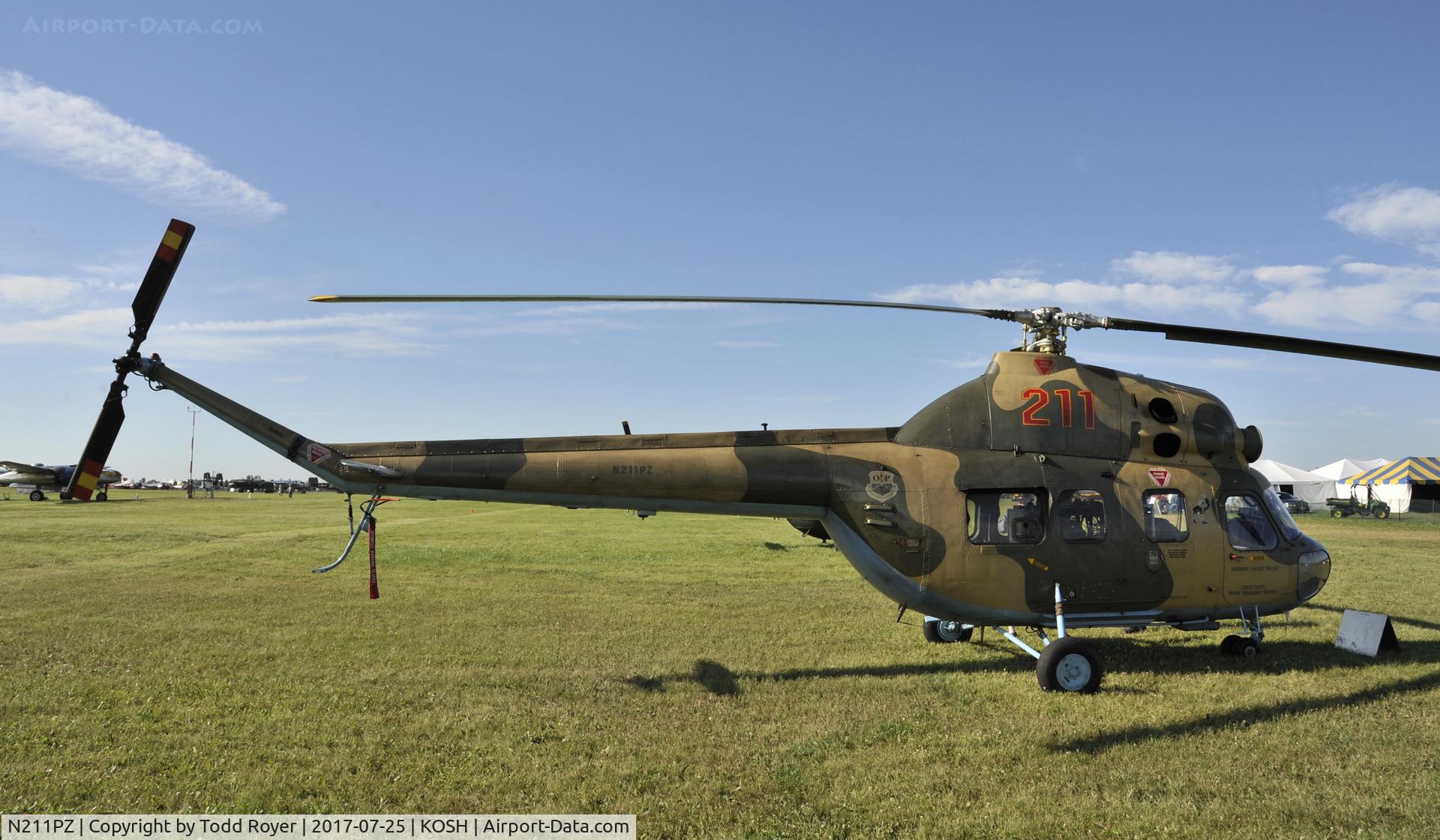 N211PZ, Mil Mi-2 Hoplite C/N 515021126, Airventure 2017