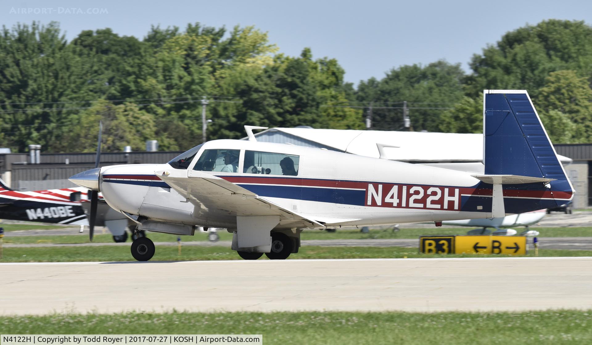 N4122H, 1978 Mooney M20J 201 C/N 24-0645, Airventure 2017