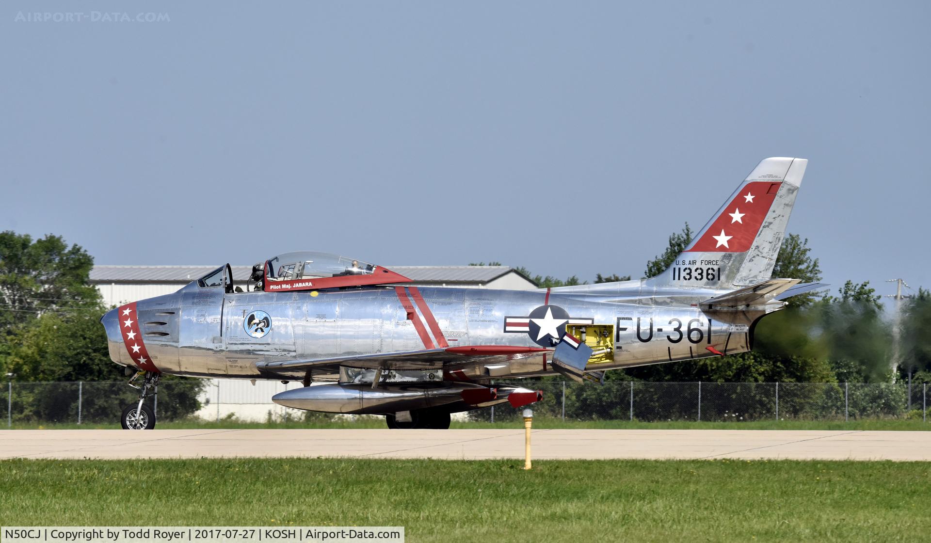N50CJ, Canadair CL-13B Sabre 6 C/N 1490, Airventure 2017