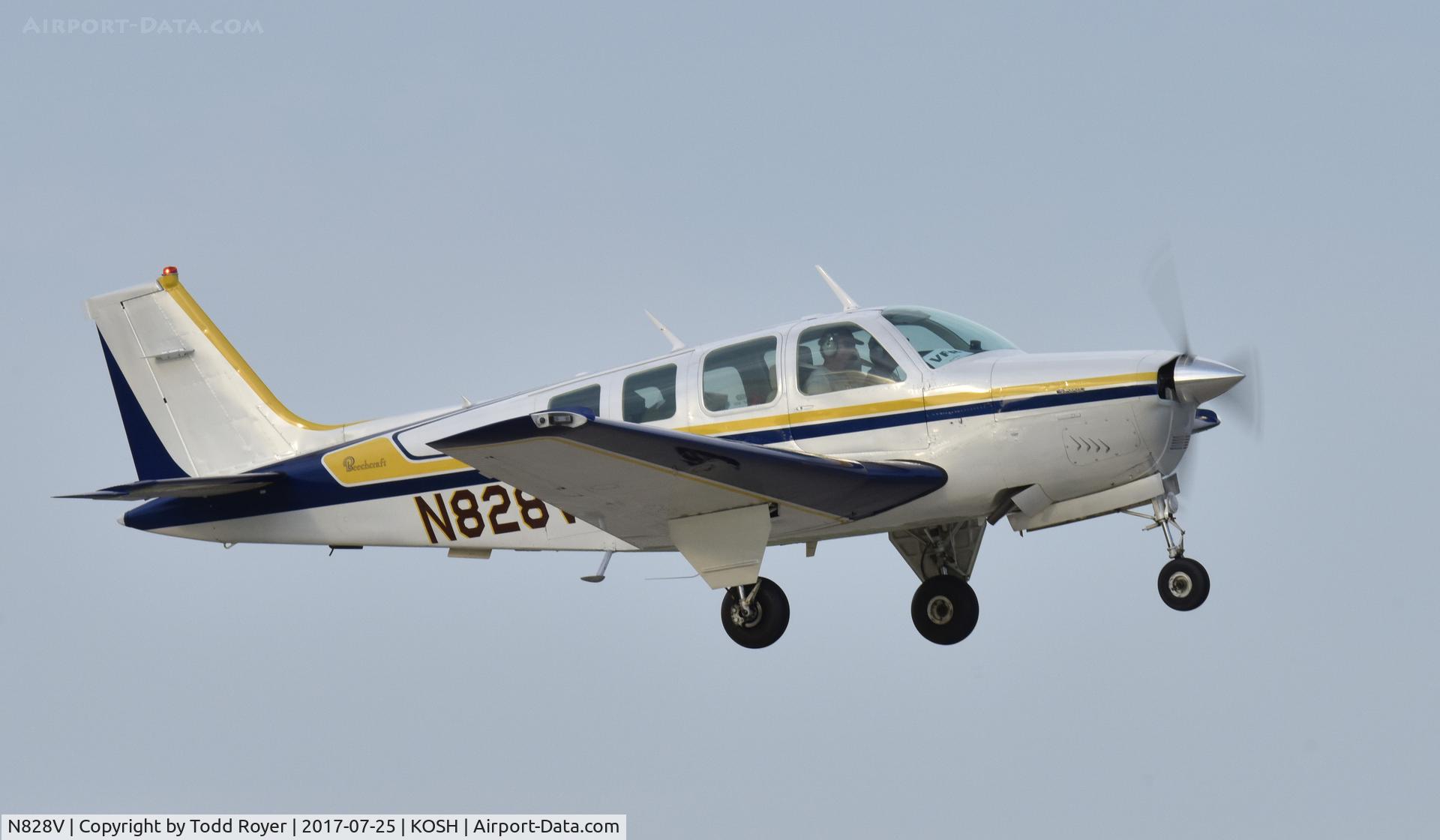 N828V, 1976 Beech A36 Bonanza 36 C/N E-883, Airventure 2017