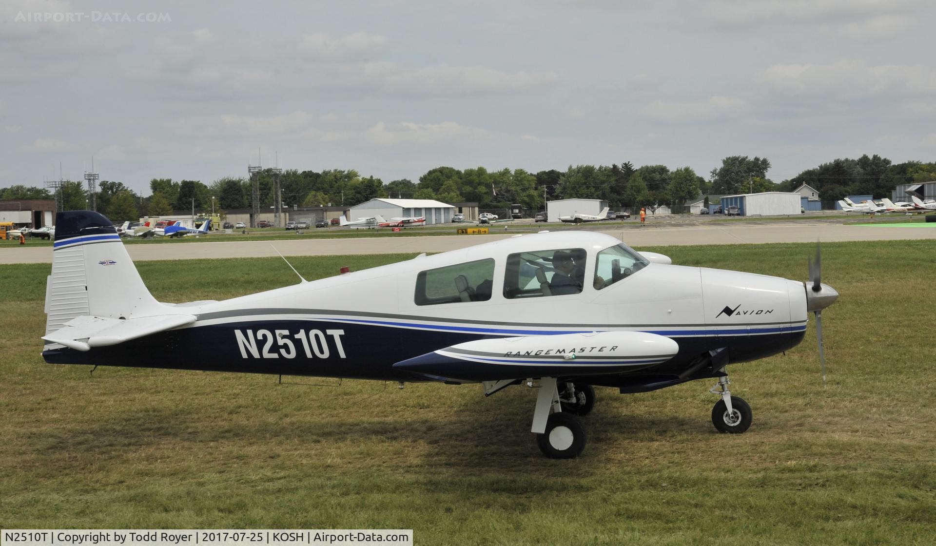 N2510T, 1968 Navion Rangemaster H C/N NAV-4-2510, Airventure 2017