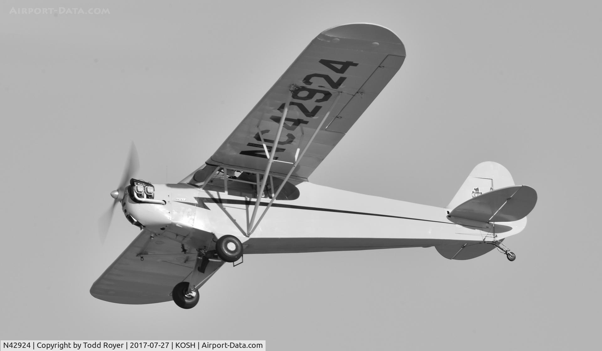 N42924, 1945 Piper J3C-65 Cub Cub C/N 15273, Airventure 2017