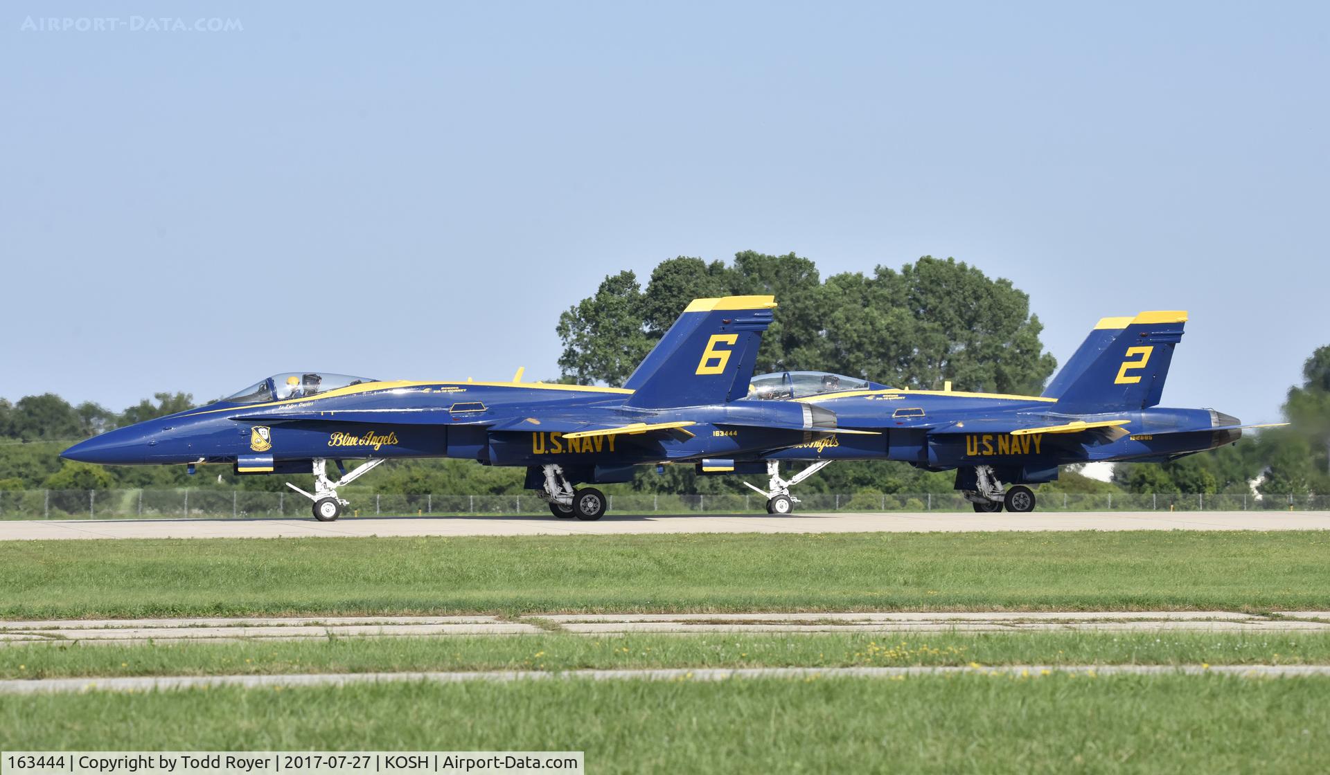 163444, 1987 McDonnell Douglas F/A-18C Hornet C/N 0648/C015, Airventure 2017