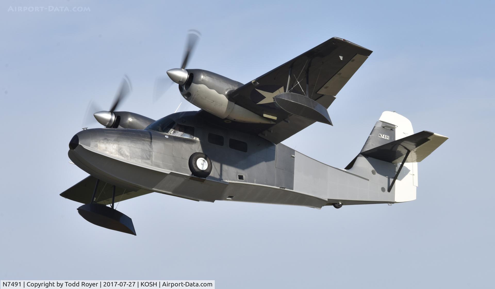 N7491, 1942 Grumman G-44 Widgeon C/N 1240, Airventure 2017