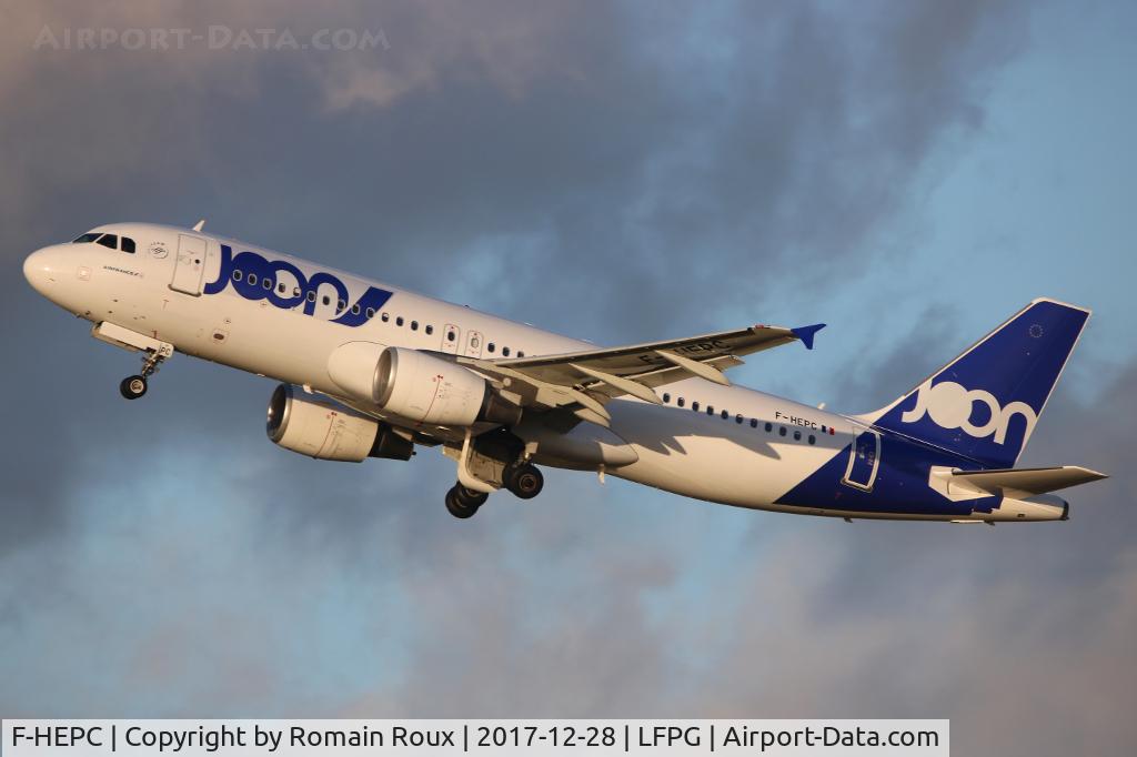 F-HEPC, 2010 Airbus A320-214 C/N 4267, Take off to Berlin
