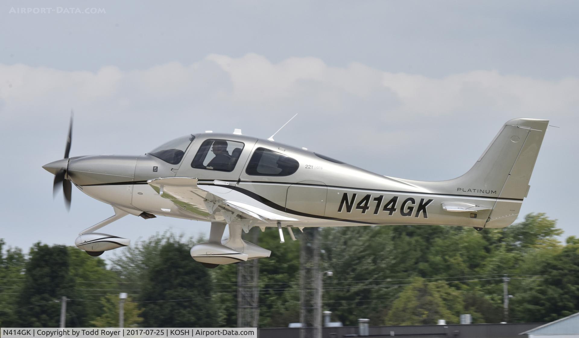 N414GK, 2017 Cirrus SR-22T C/N 1556, Airventure 2017