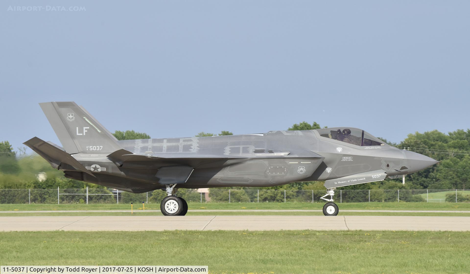 11-5037, 2011 Lockheed Martin F-35A Lightning II C/N AF-48, Airventure 2017
