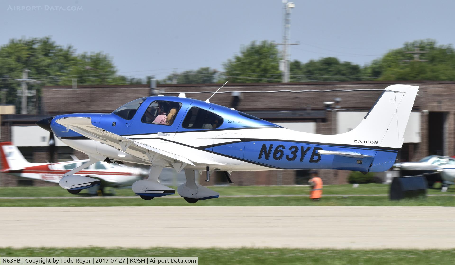 N63YB, 2017 Cirrus SR22T C/N 1547, Airventure 2017