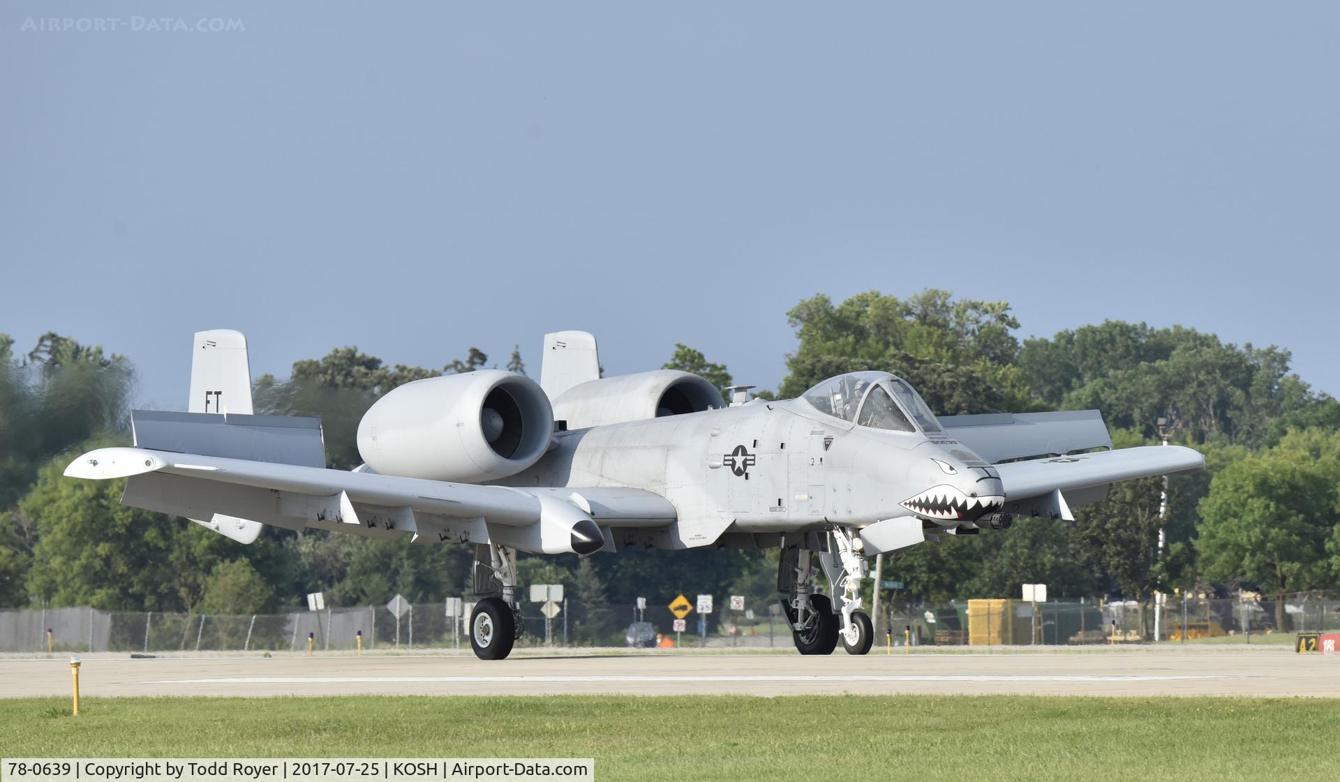 78-0639, 1978 Fairchild Republic A-10C Thunderbolt II C/N A10-0259, Airventure 2017