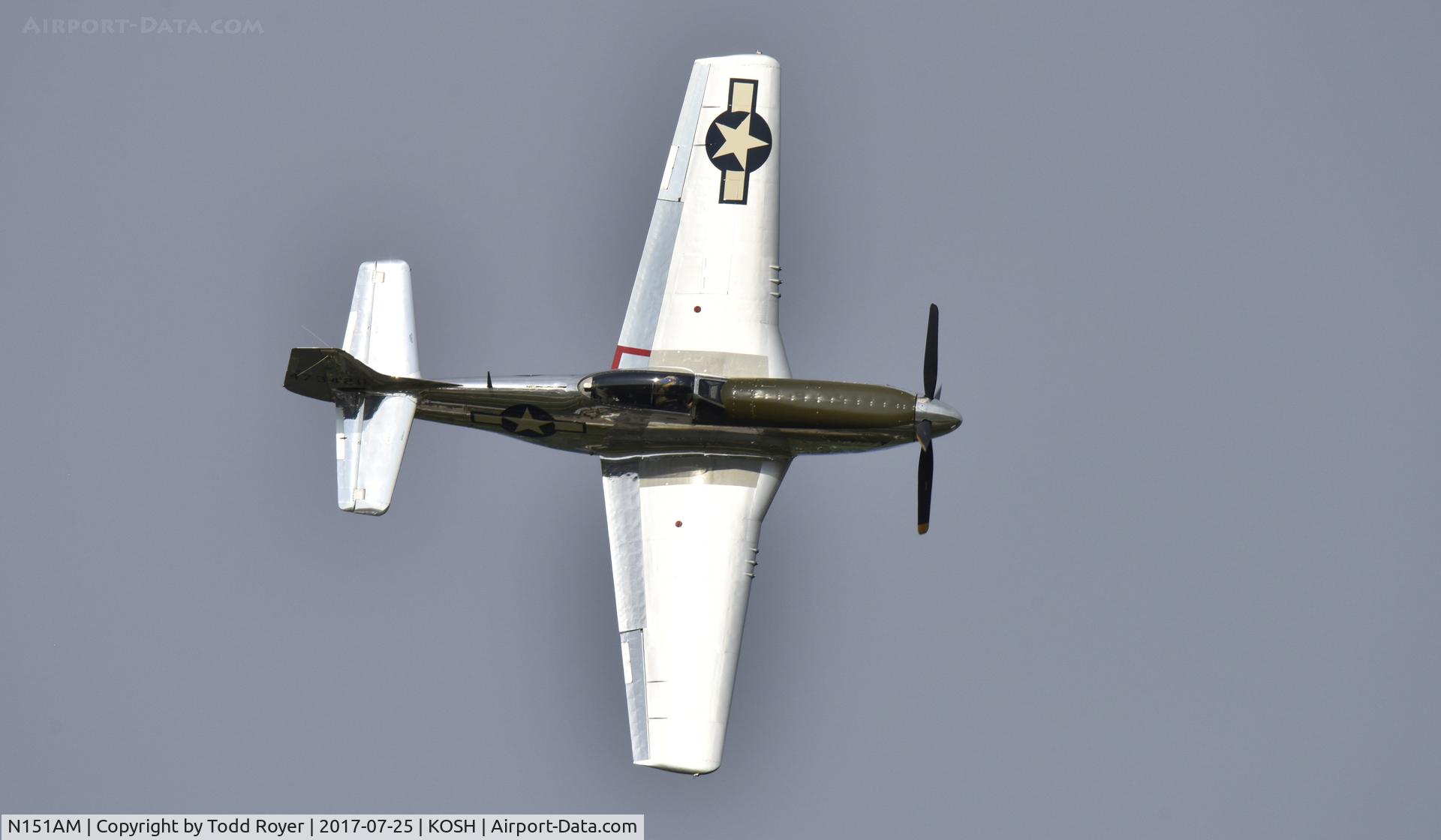 N151AM, 1944 North American P-51D Mustang C/N 122-39879, Airventure 2017