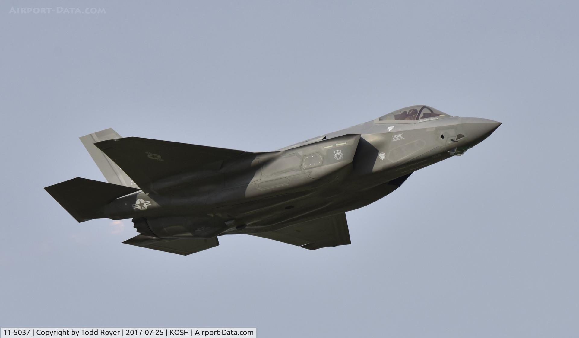 11-5037, 2011 Lockheed Martin F-35A Lightning II C/N AF-48, Airventure 2017