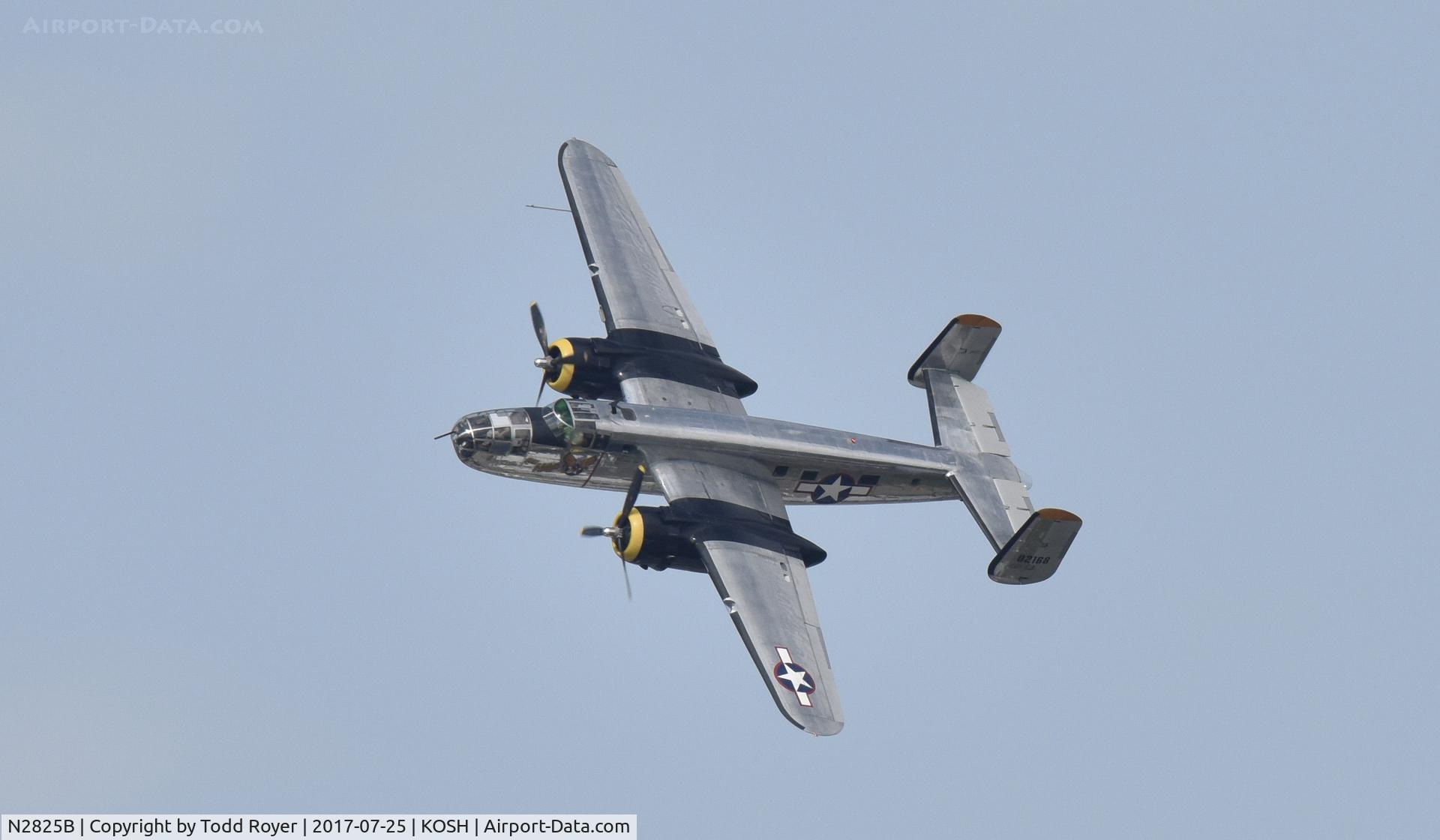 N2825B, 1940 North American RB-25 Mitchell C/N 62-2837, Airventure 2017