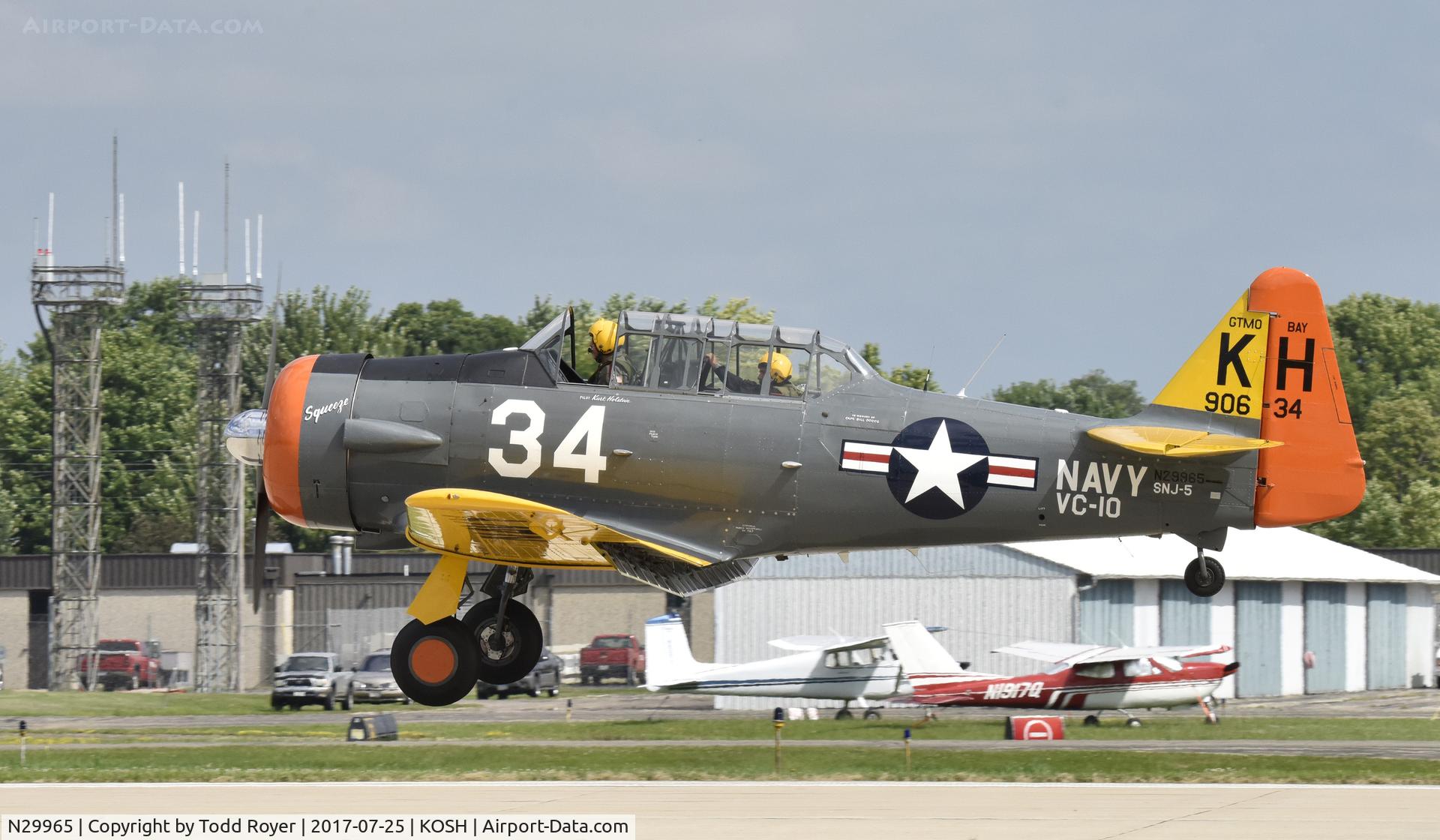 N29965, 1944 North American AT-6D Texan C/N 90634, Airventure 2017
