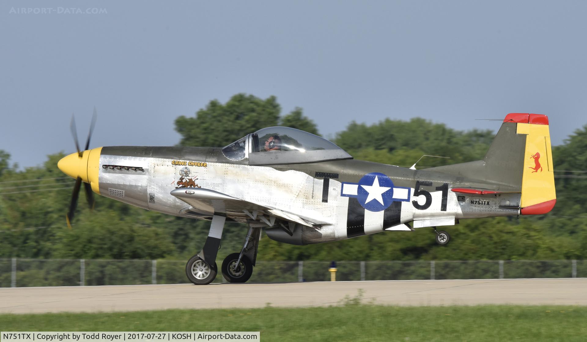 N751TX, Titan T-51 Mustang C/N 0007, Airventure 2017