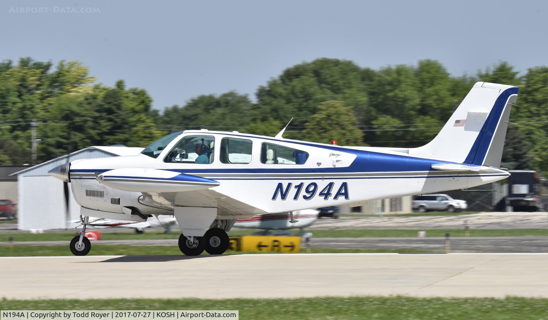 N194A, 1990 Beech F33A Bonanza C/N CE-1465, Airventure 2017