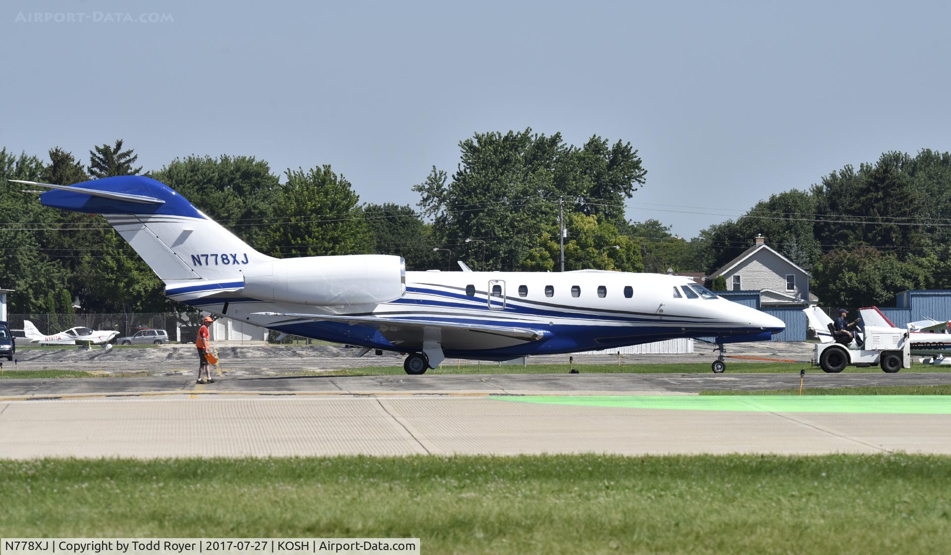 N778XJ, 2007 Cessna 750 Citation X Citation X C/N 750-0278, Airventure 2017