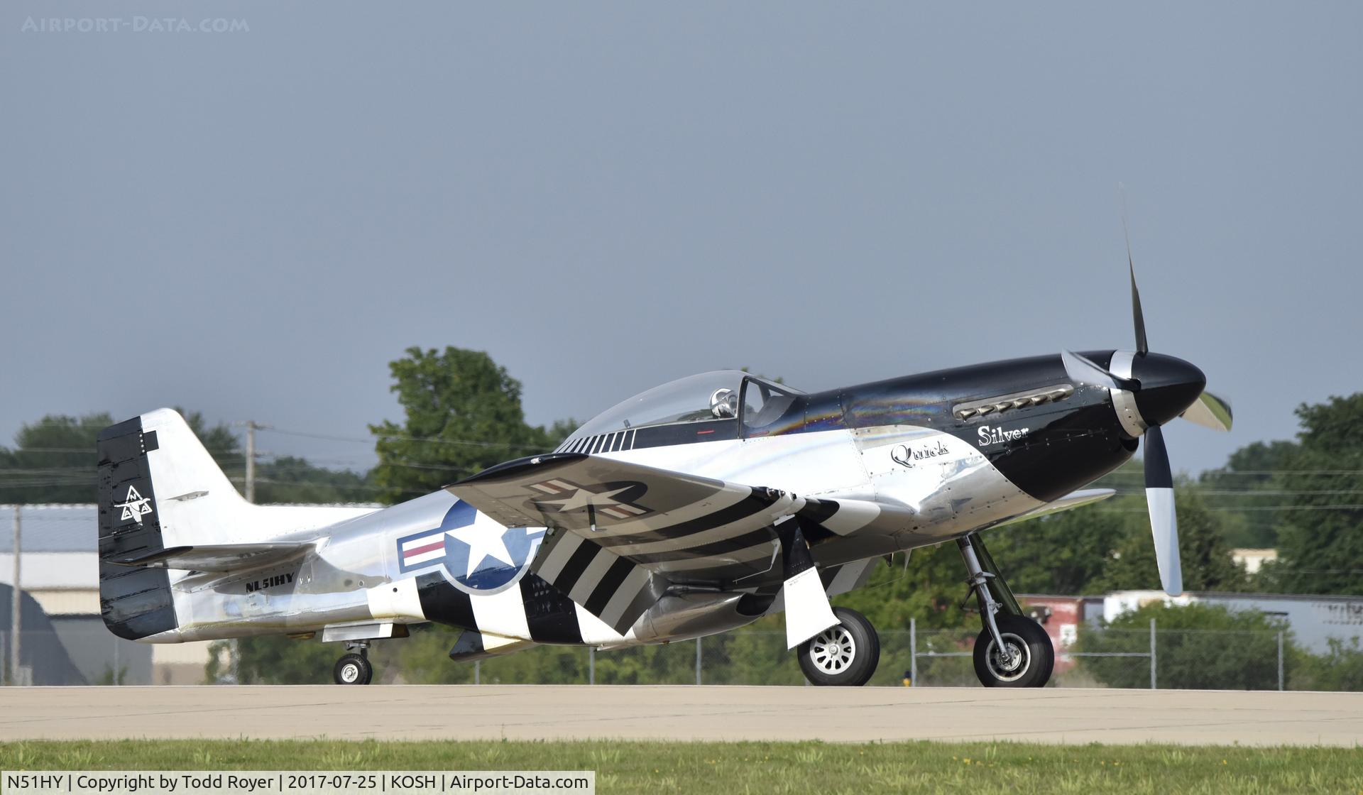 N51HY, 1944 North American P-51D Mustang C/N 124-48192, Airventure 2017