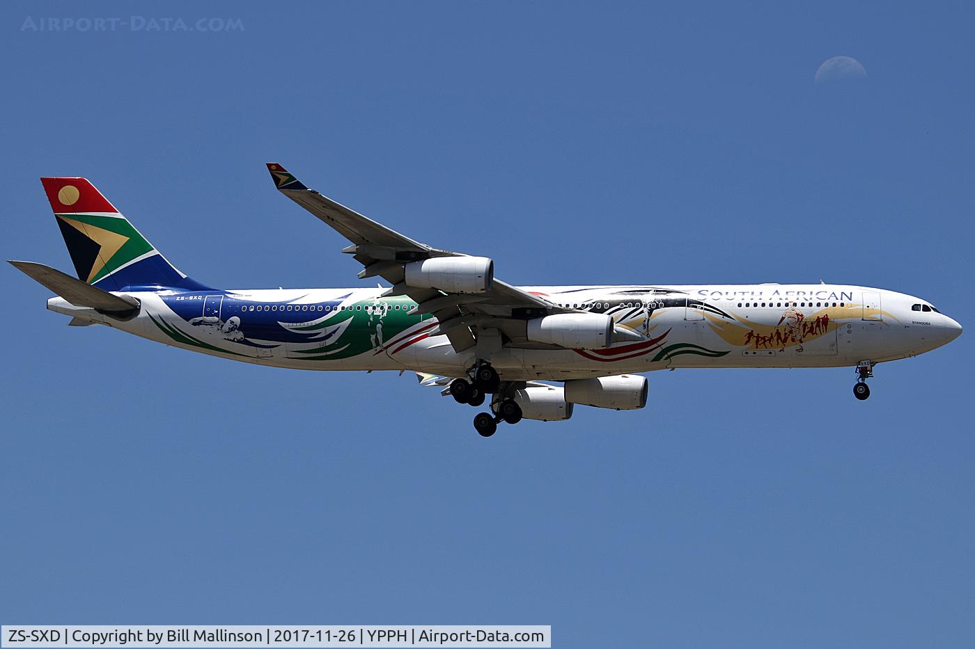 ZS-SXD, 2004 Airbus A340-313X C/N 643, FINALS TO 21