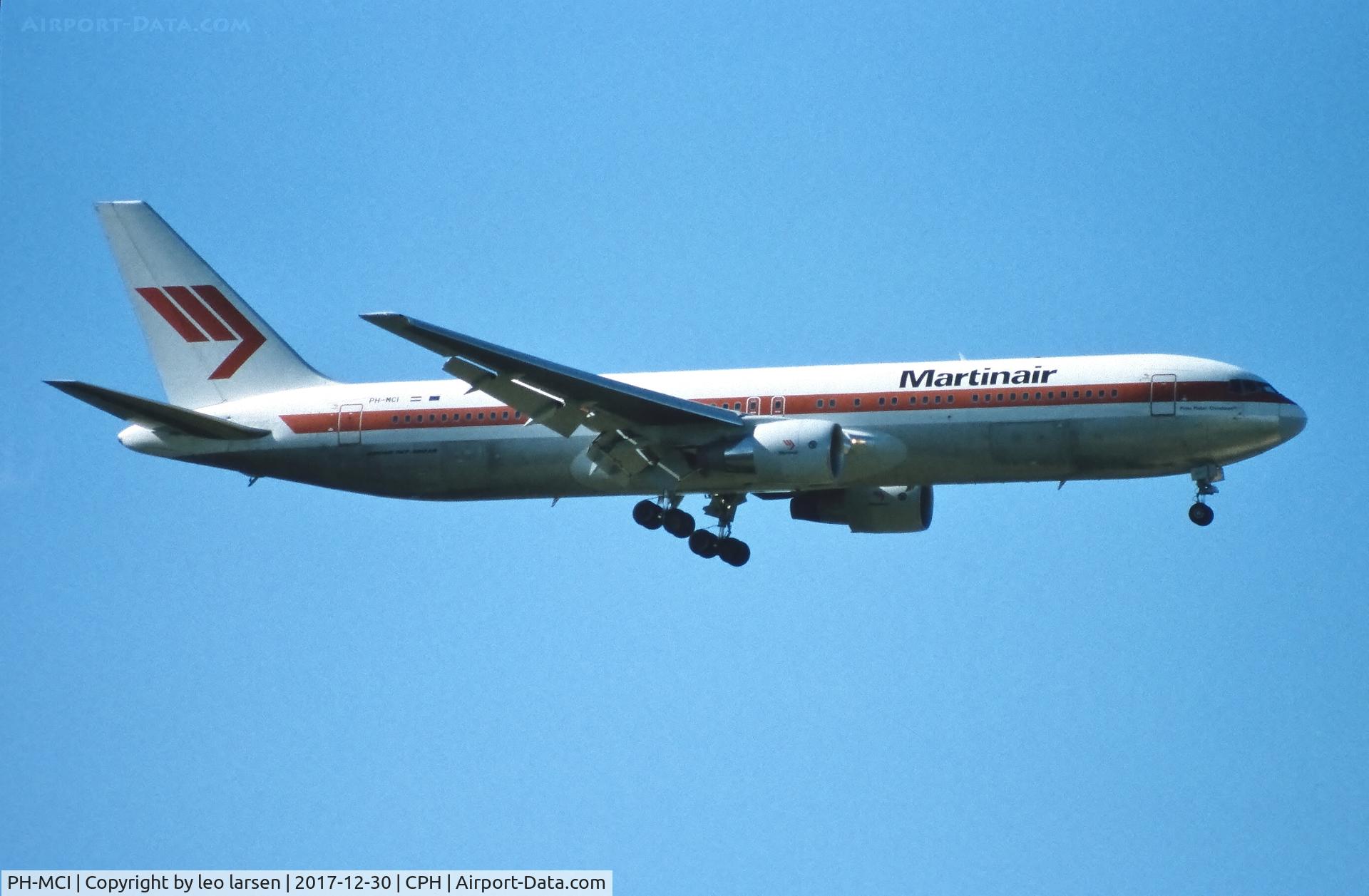PH-MCI, 1991 Boeing 767-31A C/N 25312, Copenhagen 9.9.1996