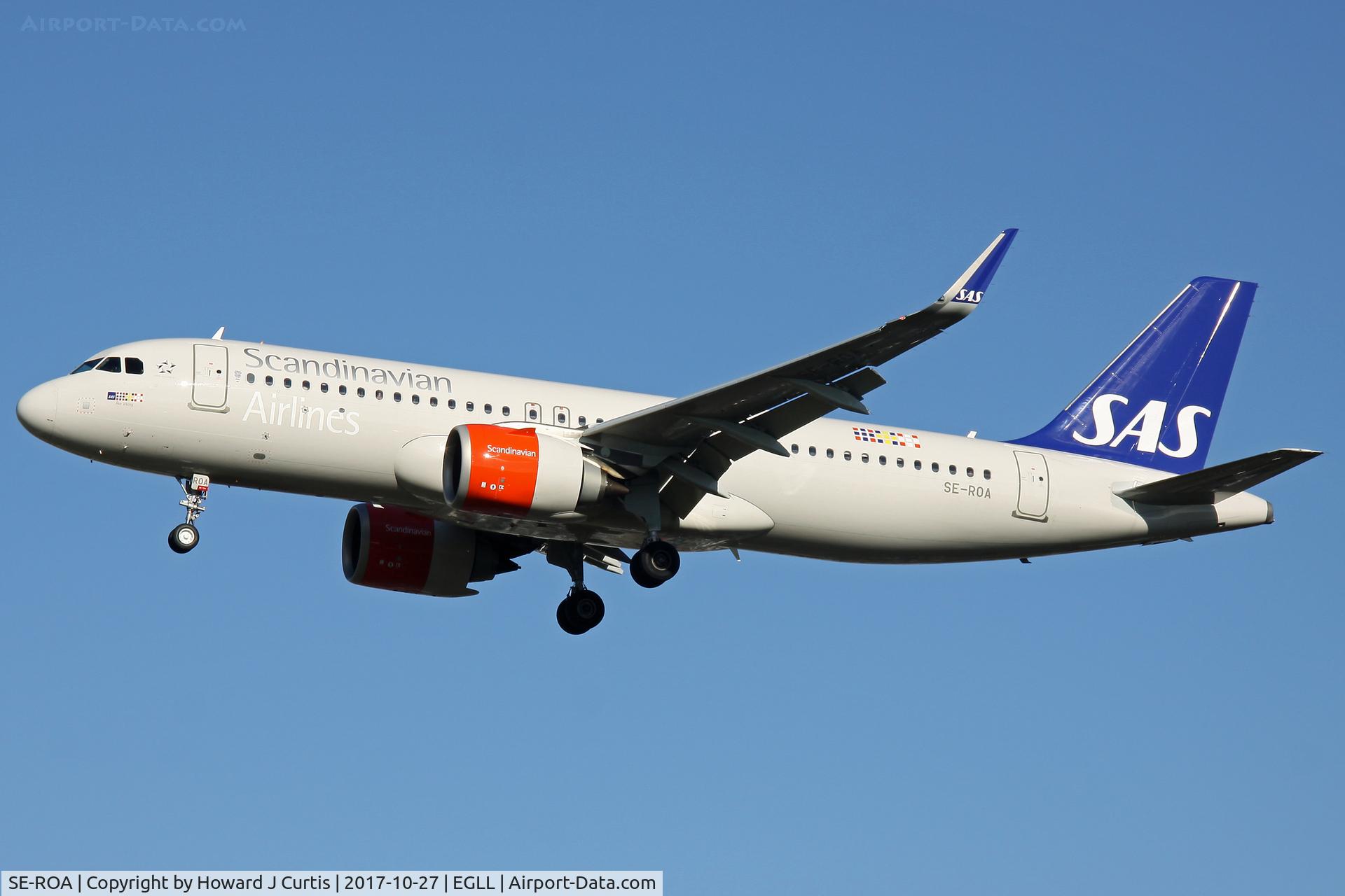 SE-ROA, 2017 Airbus A320-251N C/N 7602, On approach