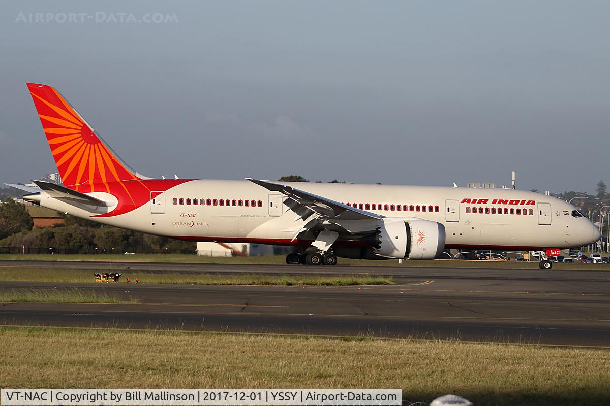 VT-NAC, 2017 Boeing 787-8 Dreamliner Dreamliner C/N 36299, TAXI FROM 34L
