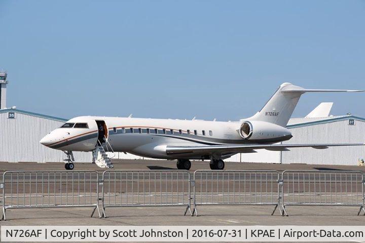 N726AF, 2009 Bombardier BD-700-1A10 Global Express C/N 9352, Skyfair 2016