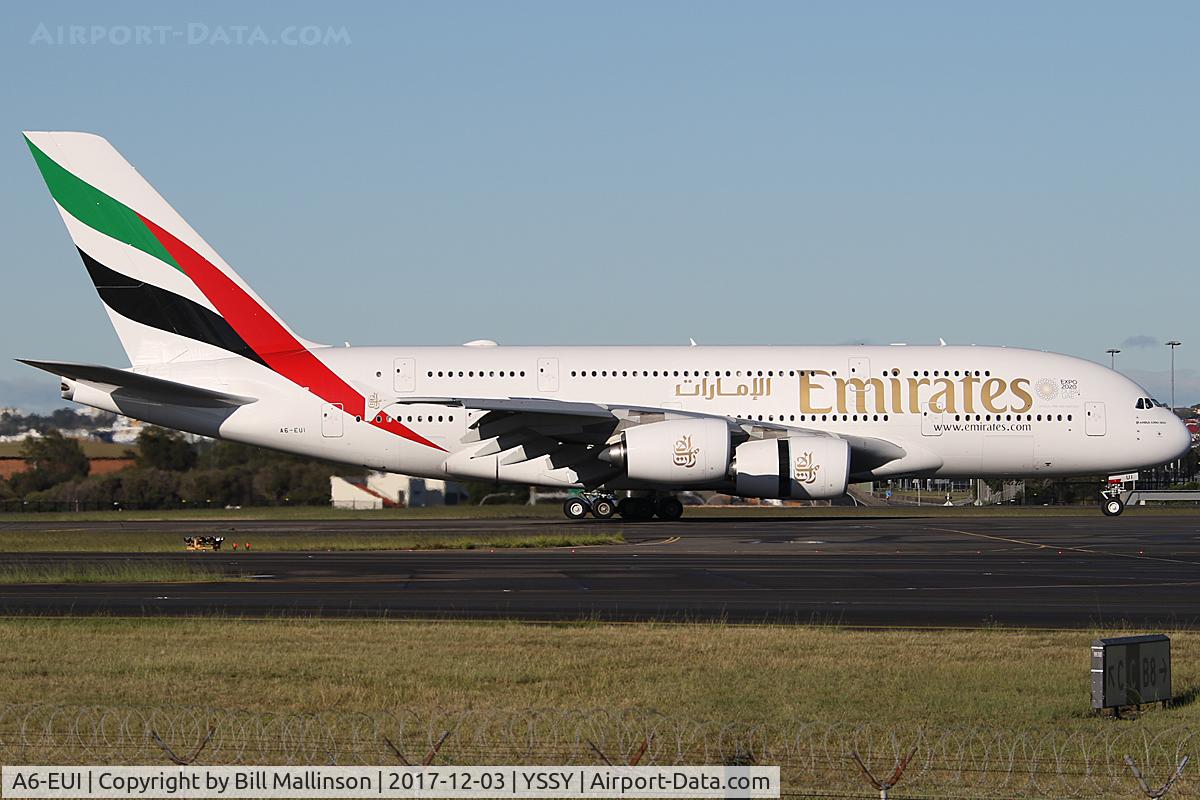 A6-EUI, 2017 Airbus A380-861 C/N 221, EK412 FROM DXB