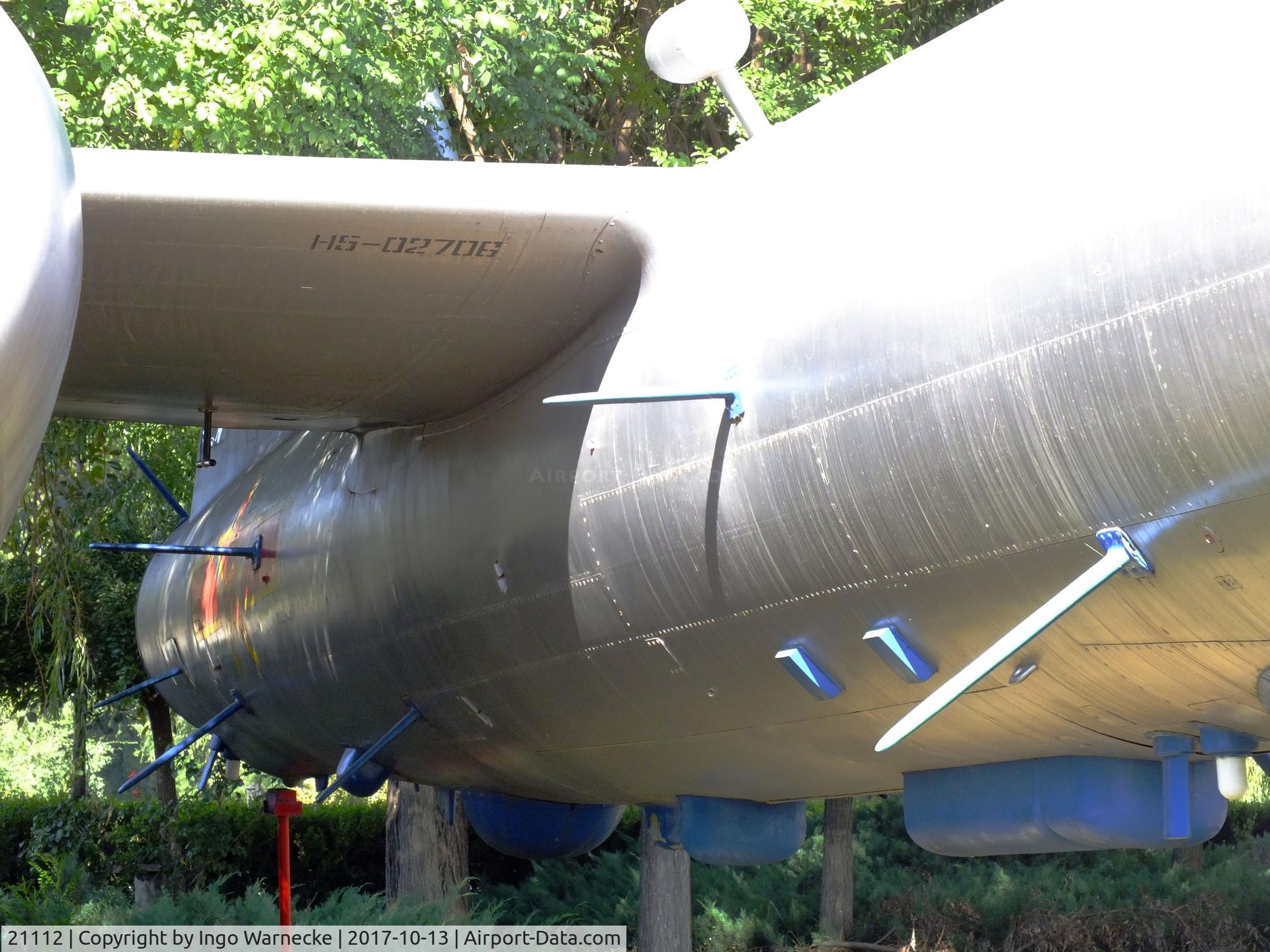 21112, Harbin EB-5 C/N H502706, Harbin HD-5 (chinese version of Il-28) BEAGLE electronic warfare aircraft at the China Aviation Museum Datangshan